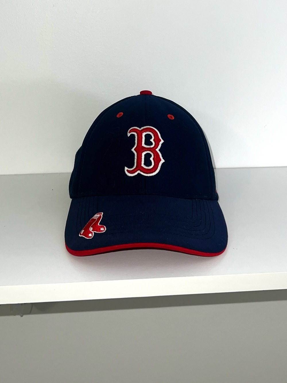 47 MLB Boston Red Sox Navy And Red Baseball Cap Unisex Hat Sportswear Athleisure